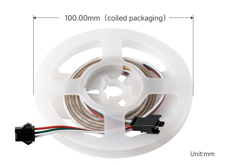 RGB-27-5V-160D-1M Dimensions 2