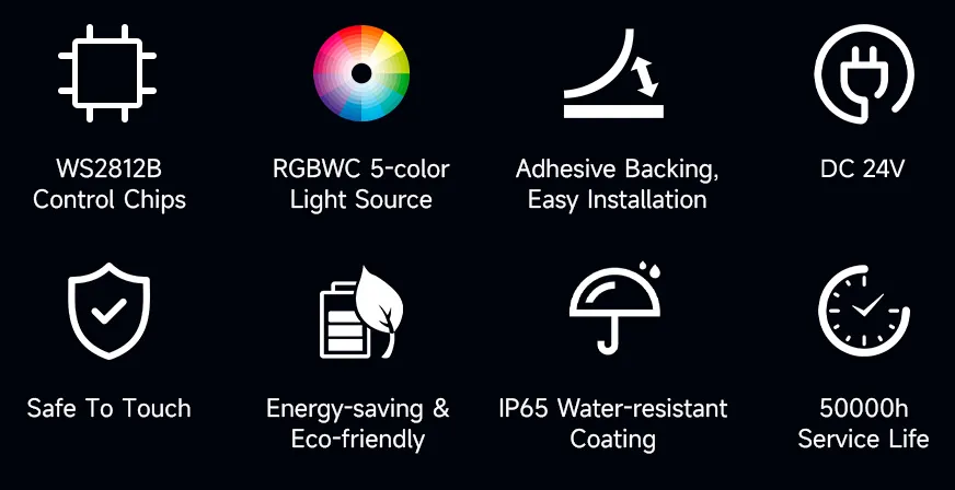 RGBWC-150-24V-IP65-1428D-5M