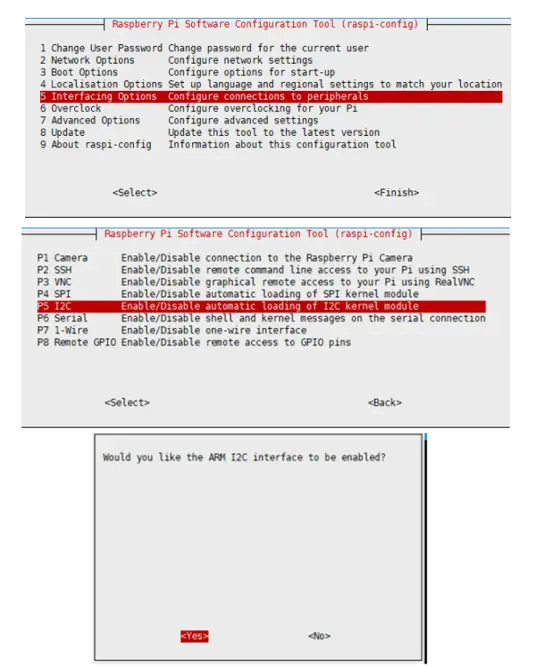 Enable I2C Interface