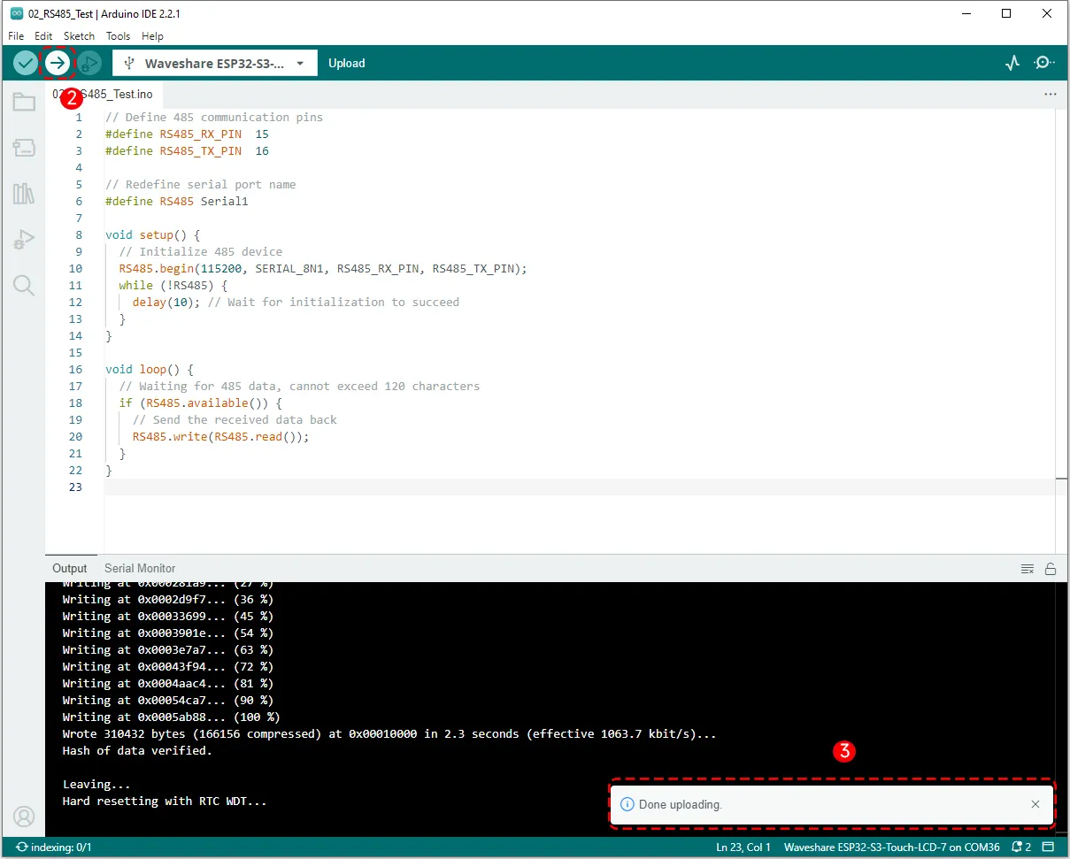 ESP32-S3-Touch-LCD-7 RS485 demo 6