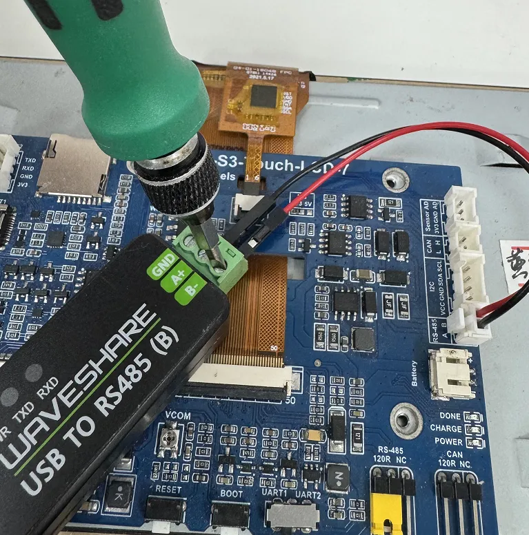 ESP32-S3-Touch-LCD-7 RS485 demo 8