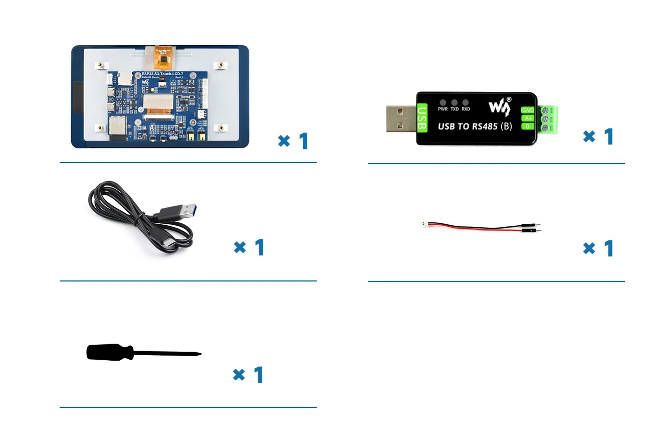 ESP32-S3-Touch-LCD-7 RS485 demo 10