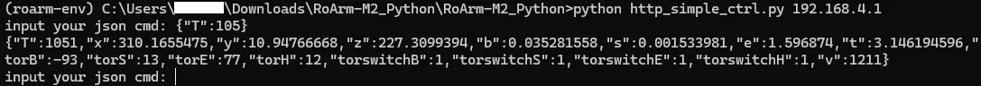 RoArm-M2_HTTP Example
