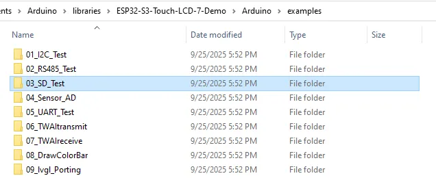 ESP32-S3-Touch-LCD-7 TF demo 4