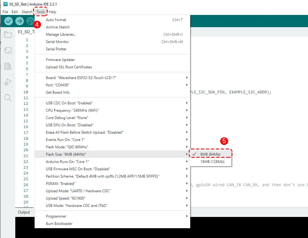 ESP32-S3-Touch-LCD-7 TF demo 7