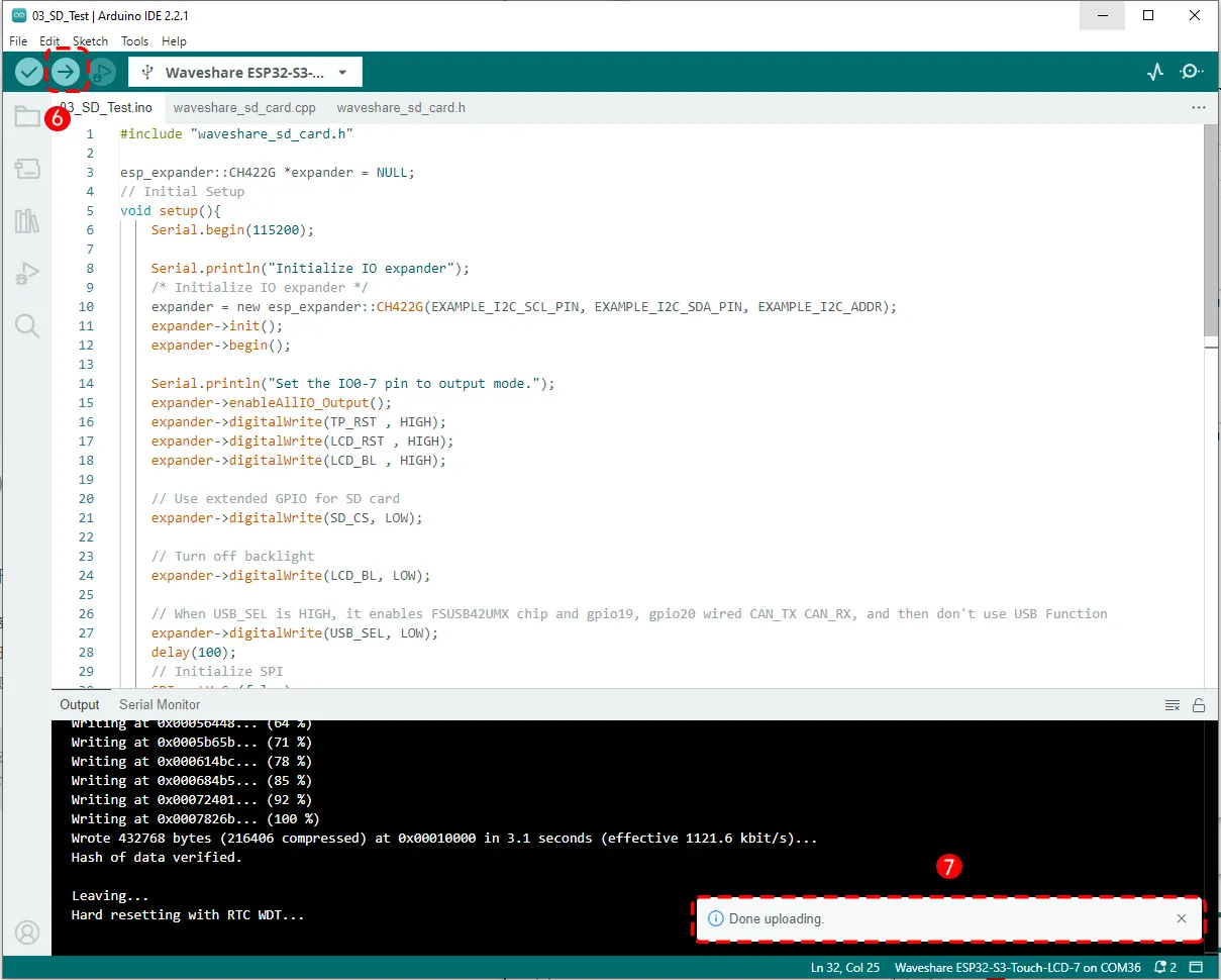 ESP32-S3-Touch-LCD-7 TF demo 8