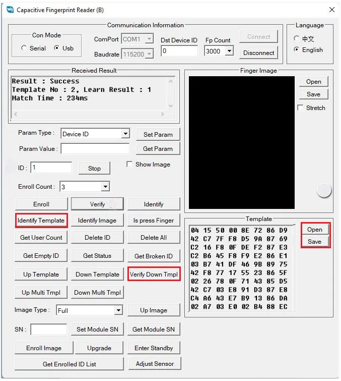 PC Software Download Template Identification