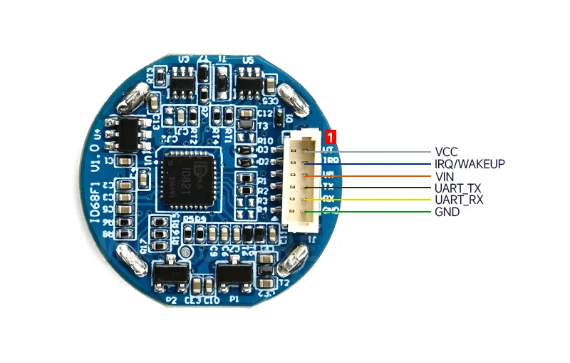 UART Fingerprint Sensor (G) Interface Definition Diagram