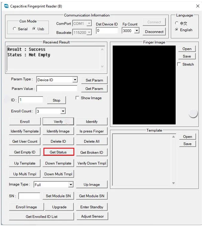 PC Software Get Registration Status