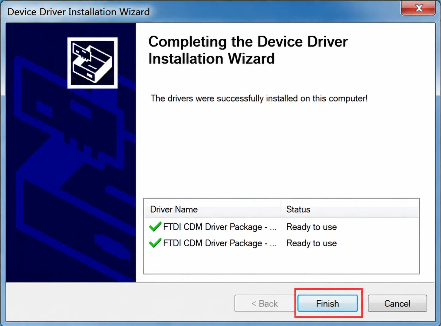 Driver installation 1 