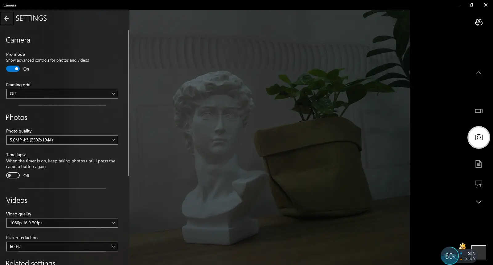 Windows Camera Software Preview