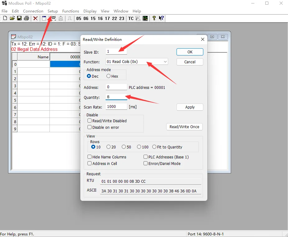  Modbus RTU PWM Output 4CH Interface Introduction