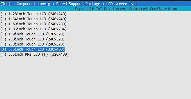 Configure Board Type