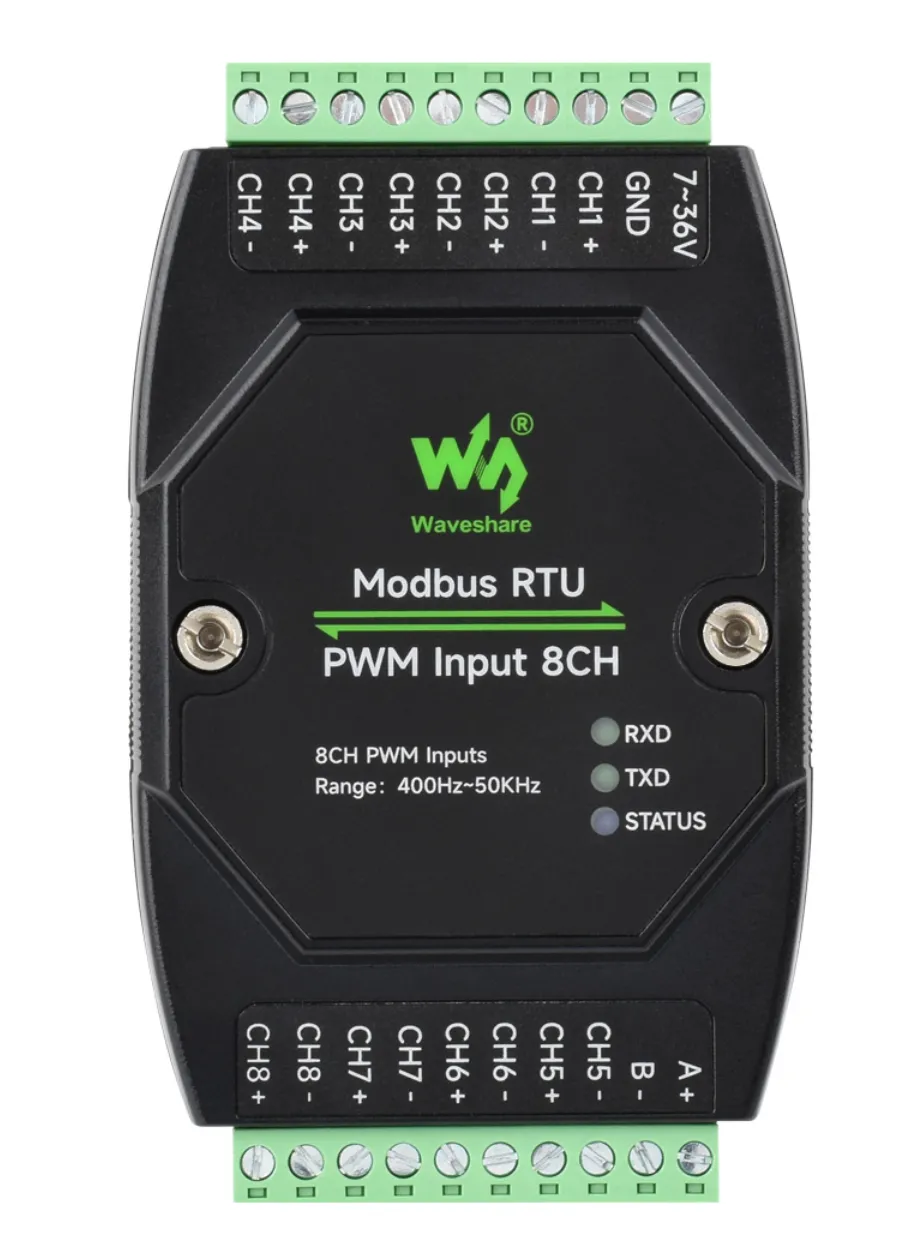  Modbus RTU PWM Input 8CH Interface Introduction