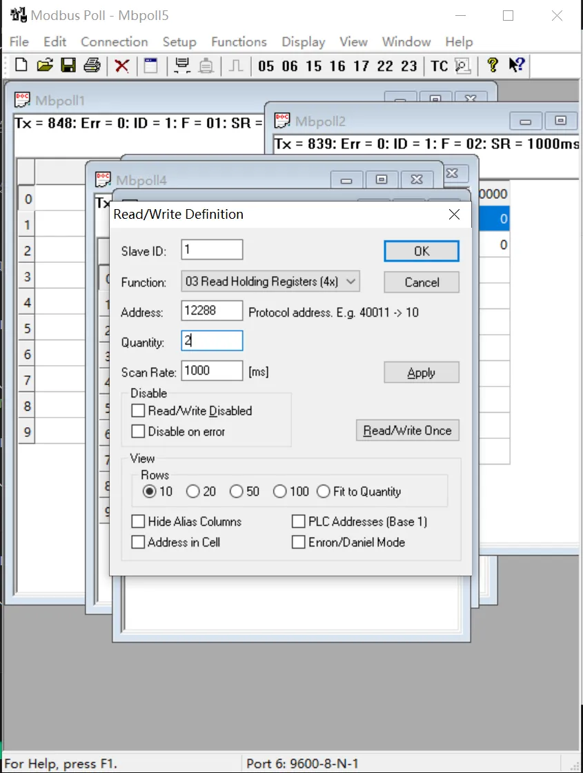  Modbus RTU Module (A) Basic Function