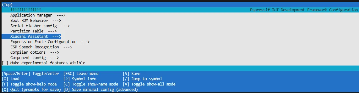 Enter Terminal Configuration Interface